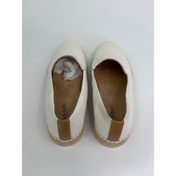 Dr. Scholl's Women Slip On Canvas Espadrille Shoe White 9M - Picture 6 of 8